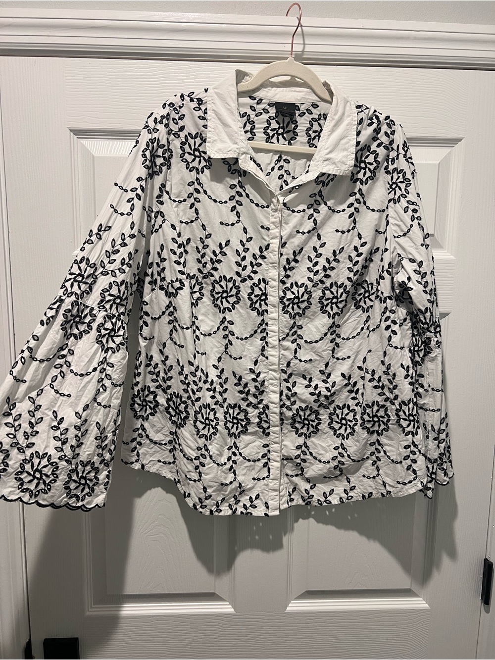 Worthington Woman Eyelet Top